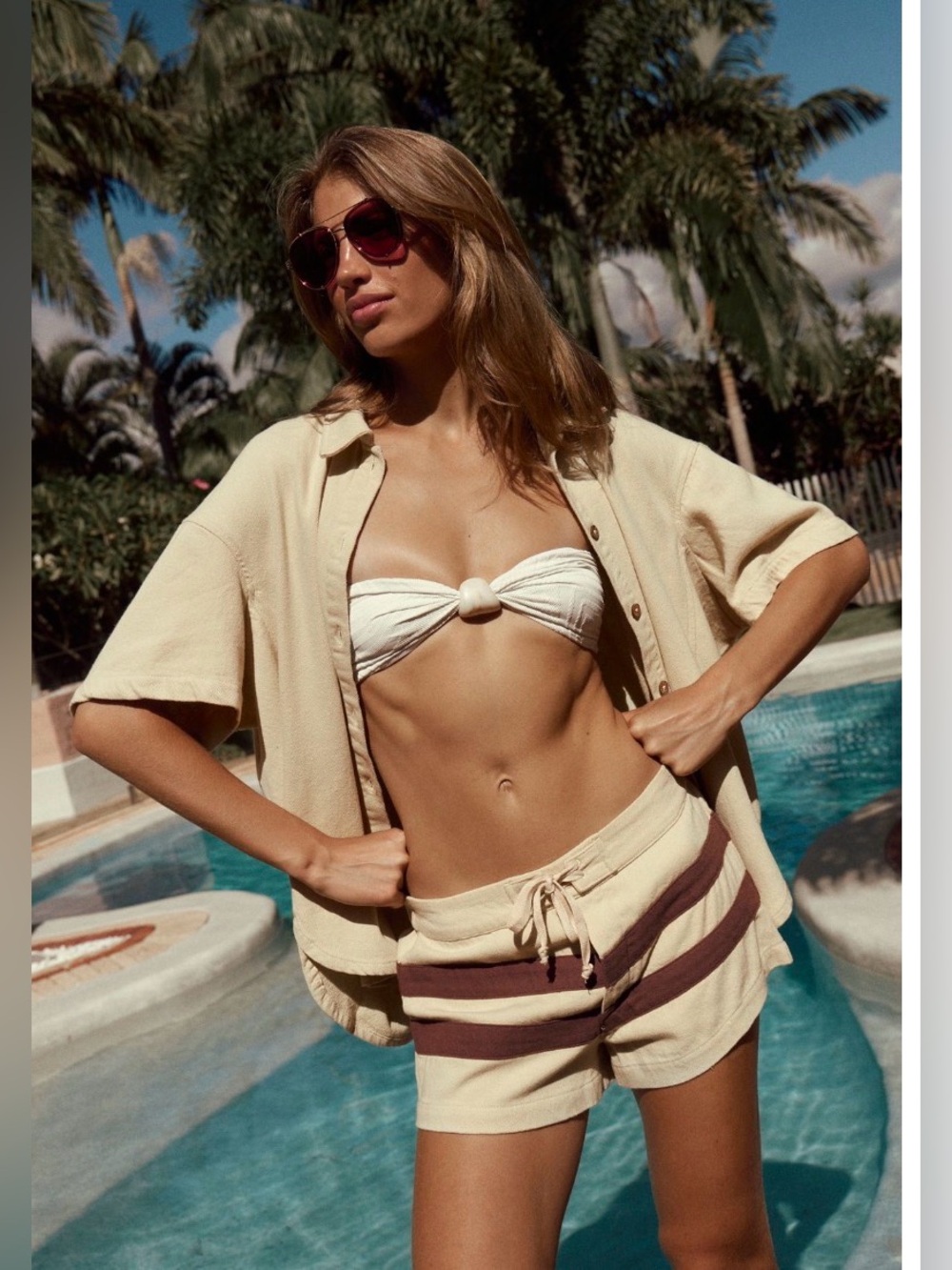 FREE PEOPLE Playa Cool Set/SHORTS SET